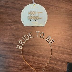 Piper K Gold 'Bride to Be' Headband
